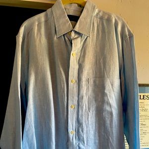 Tasso Elba 100% Linen Shirt